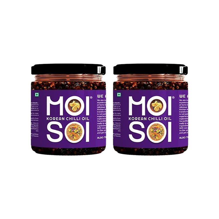 Moi Soi Korean Chilli Oil - Dip - Spread - Cook - Pack of 2