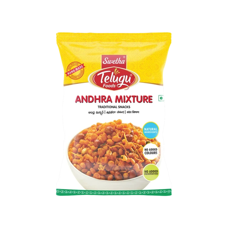 Swetha Telugu Foods Andhra Mixture Namkeen