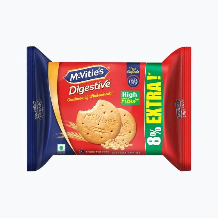 McVitie's Digestive High Fibre Biscuit, Trans Fat Free