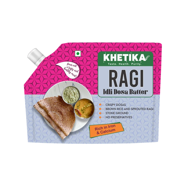Khetika Ragi Idli Dosa Batter