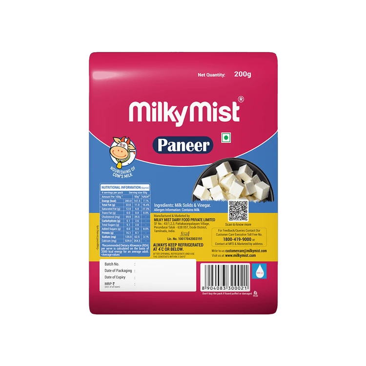 Milky Mist Paneer