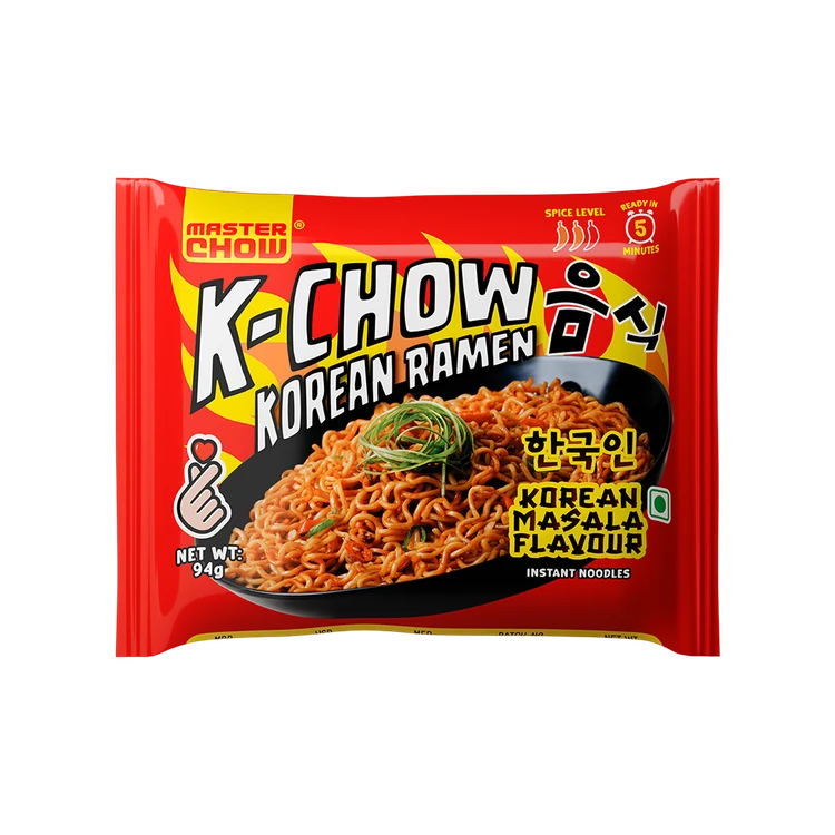 MasterChow K-Chow Korean Masala Ramen Instant Noodles