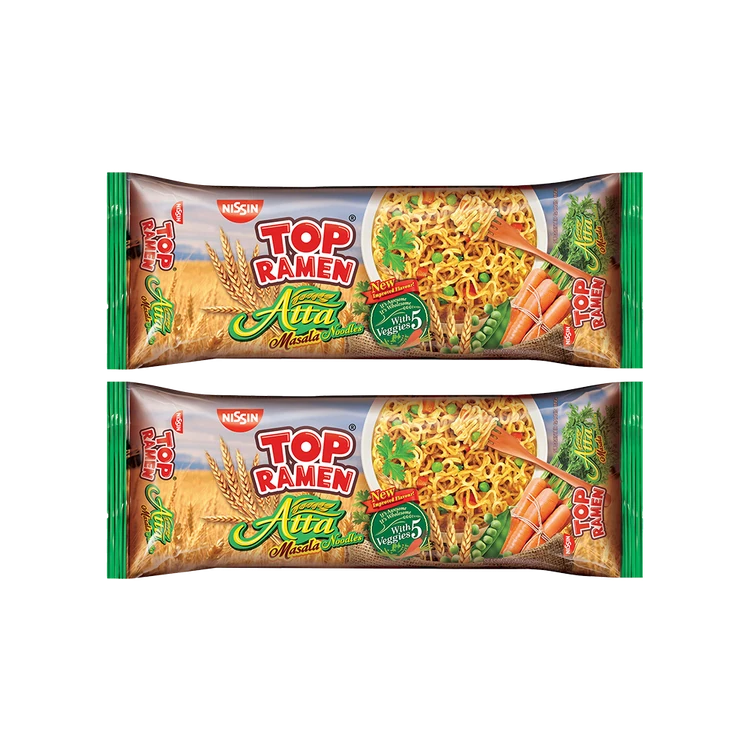 Top Ramen Atta Masala Noodles - Pack of 2