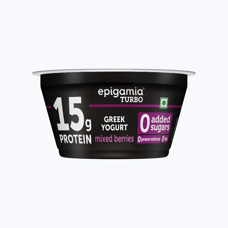 epigamia Turbo Mixed Berries Flavoured Greek Yogurt
