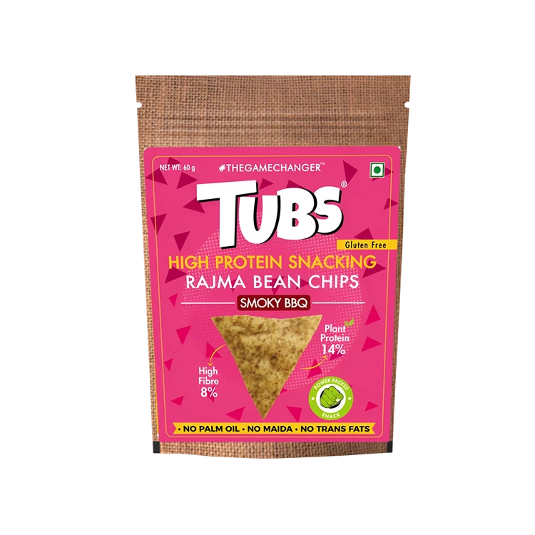 Tubs Smoky BBQ Rajma Bean Chips