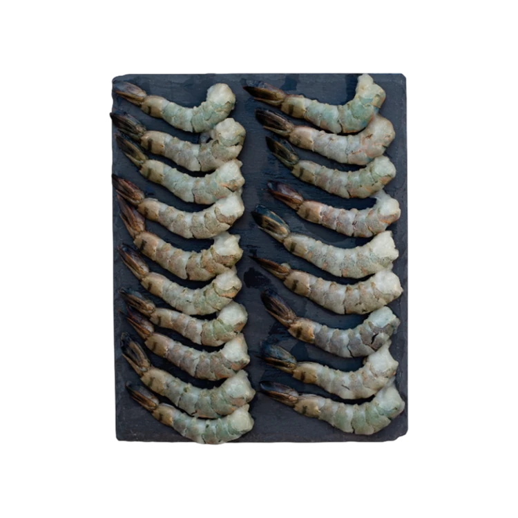 Abad Wild Fish Black Tiger Prawns Cleaned with Tail On