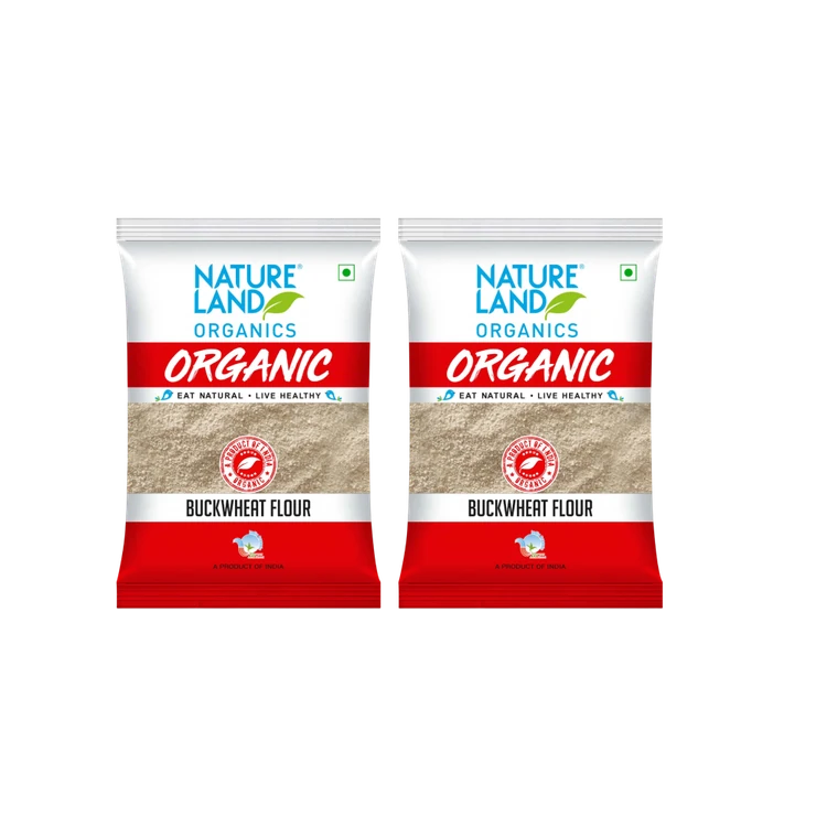 Natureland Organic Buckwheat/Kuttu Flour - Pack of 2
