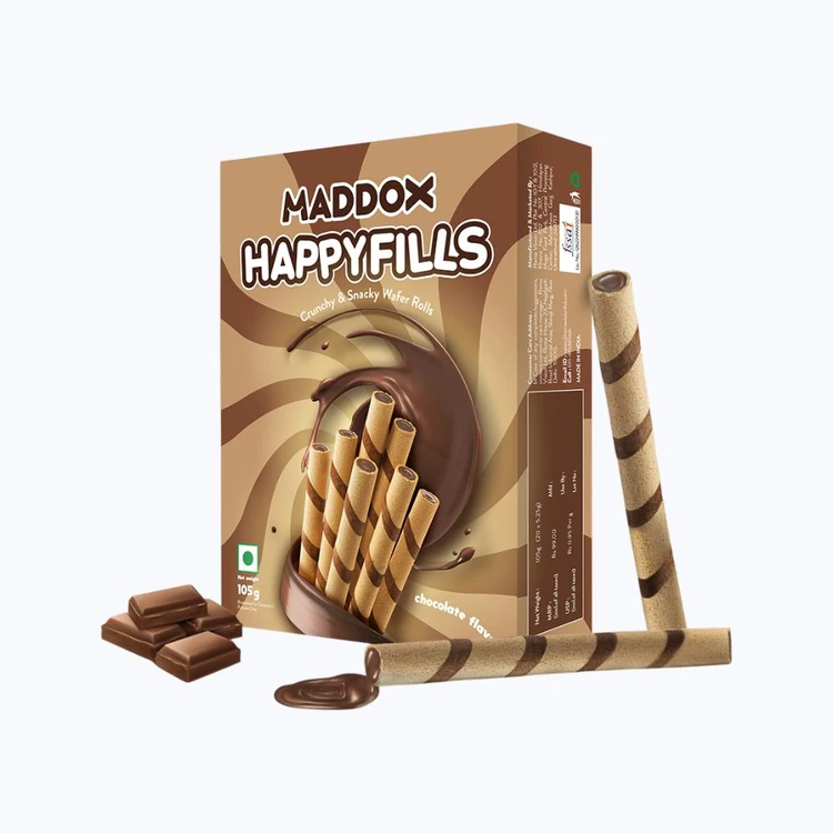 Maddox Happyfills Crunchy & Snacky Wafer Roll