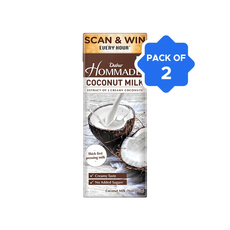 Hommade Coconut Milk - Pack of 2