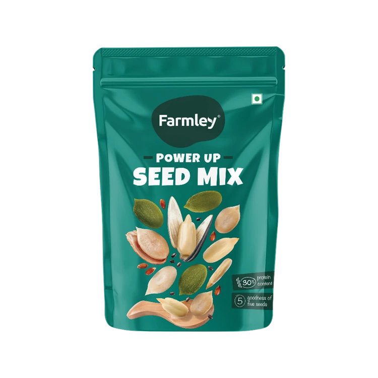 Farmley Protein Rich Seeds Mix - Chia, Pumpkin, Flax & More