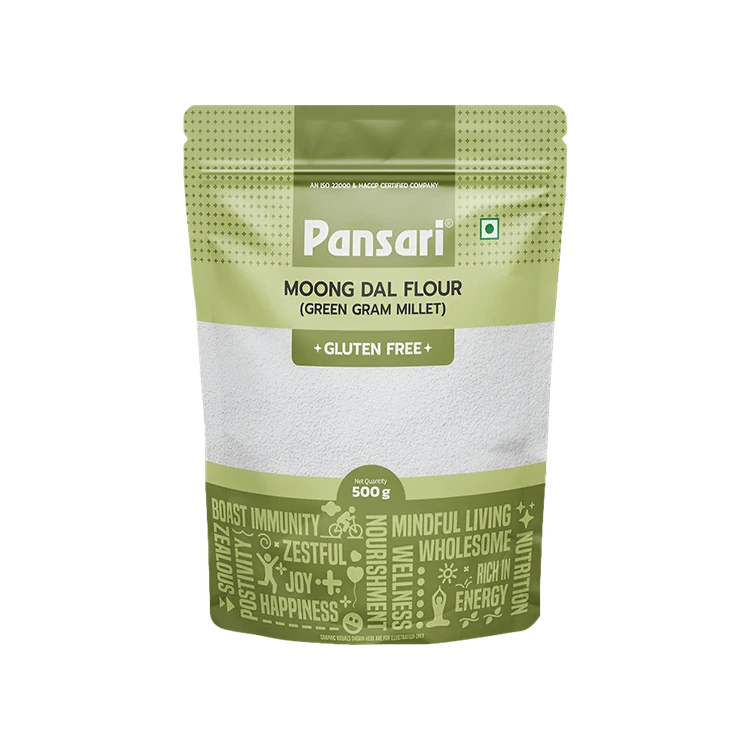 Pansari Moong Dal Flour (Green Gram Millet) (Bele Hittu)