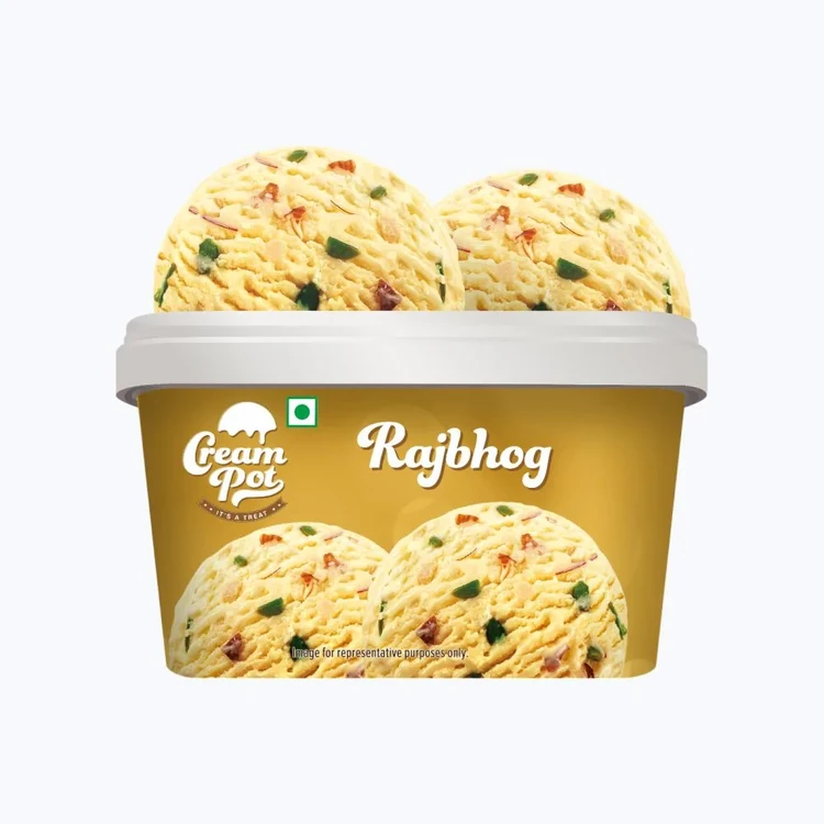 Cream Pot Rajbhog Frozen Dessert Tub