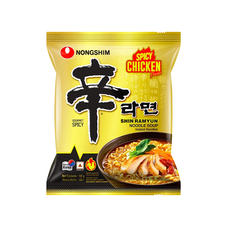 Nongshim Shin Ramyun Spicy Chicken Noodles Soup