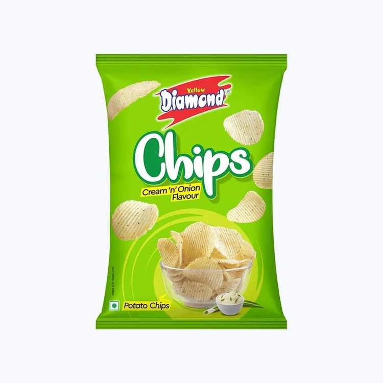 Yellow Diamond Cream N Onion Potato Chips