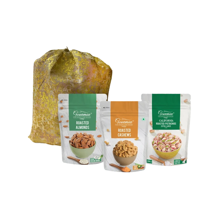 Gourmia Potli Dry Fruits Gift Pack (Dry Fruits Udugore Pack)