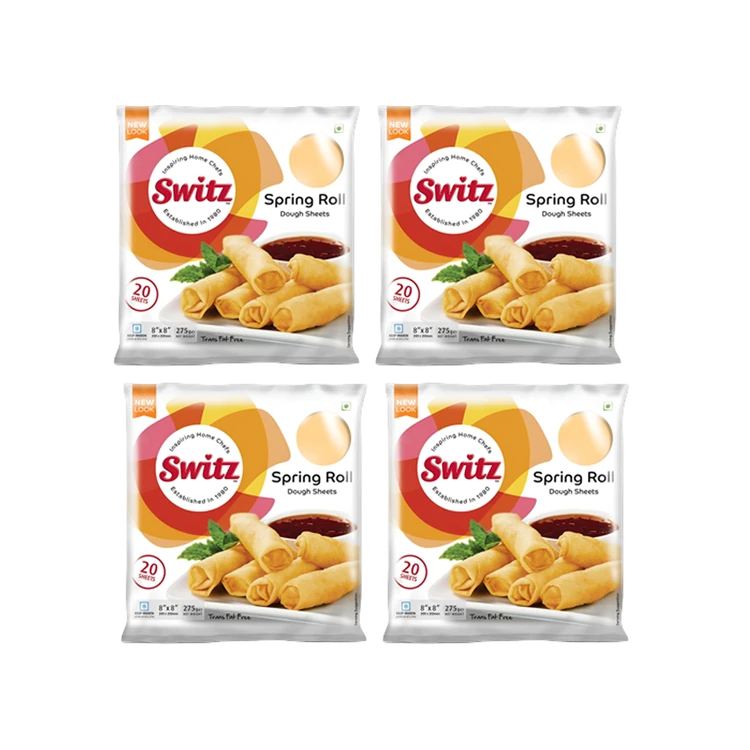 Switz Spring Roll Dough Sheets - Pack of 4