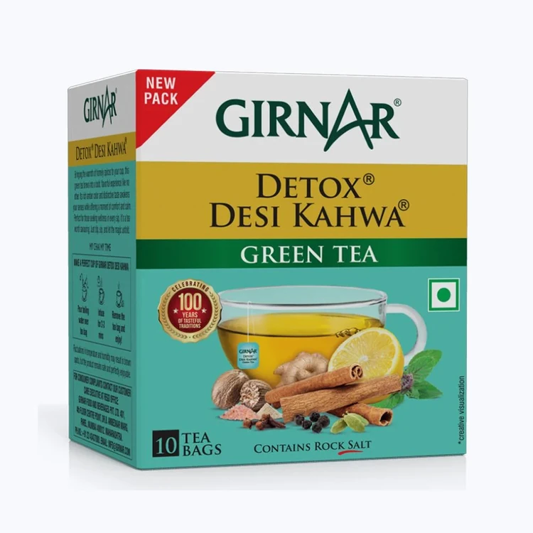 Girnar Detox Desi Kahwa Green Tea Bags