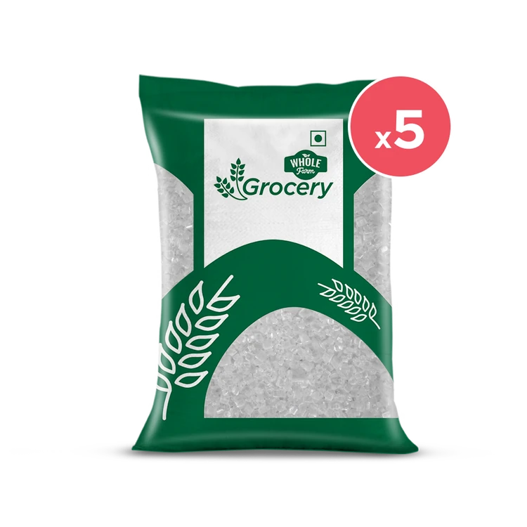 Whole Farm Grocery Sugar (Packet) - Pack of 5 (Sakkare)