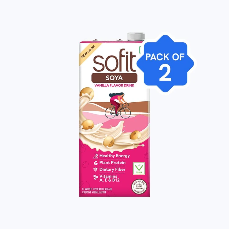 Sofit Vanilla Soy Beverage - Pack of 2