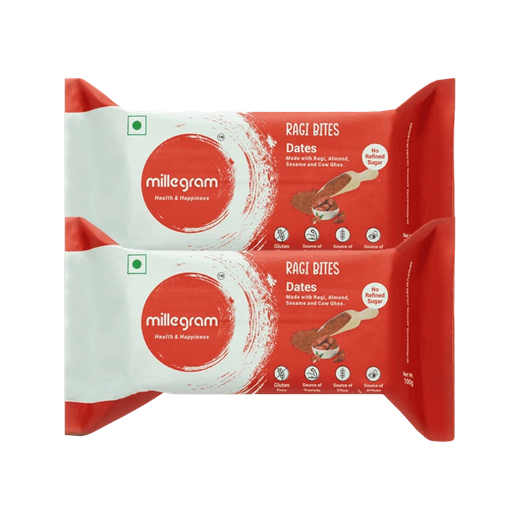 Millegram Ragi Date Bites