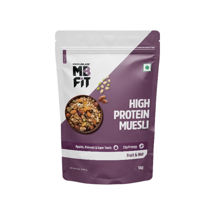 MuscleBlaze High Protein Muesli (Fruits & Nut)
