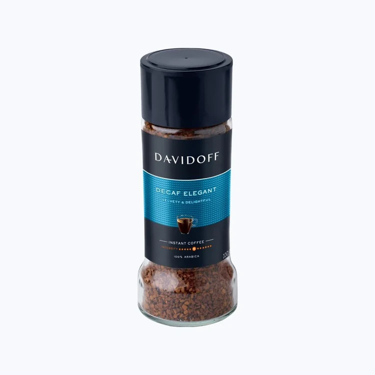 Davidoff Decaf Elegant Instant Coffee 6/12 Intensity