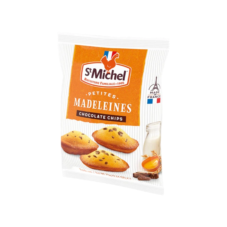 St Michel Medeleine Slice Cake with Chocolate Chips