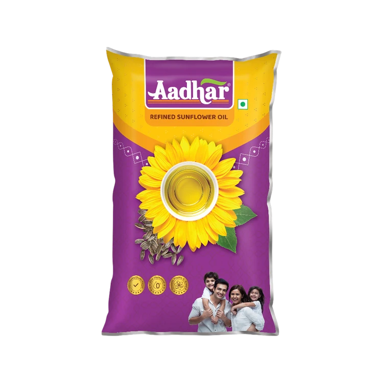Aadhaar Refined Sunflower Oil (Suryakanthi Enne)