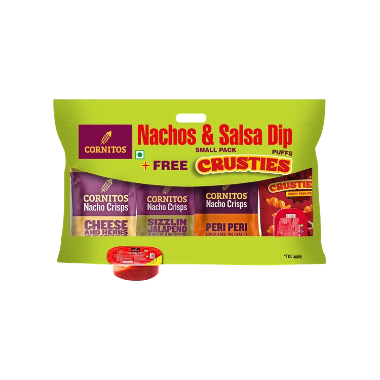 Cornitos Nachos Crisps & Dip Combo