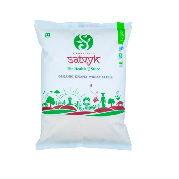 Satvyk Organic Khapli Wheat Flour / Maida (Maida Hittu)