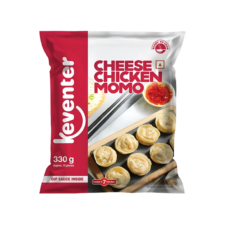 Keventer Cheese Chicken Momos (Frozen)