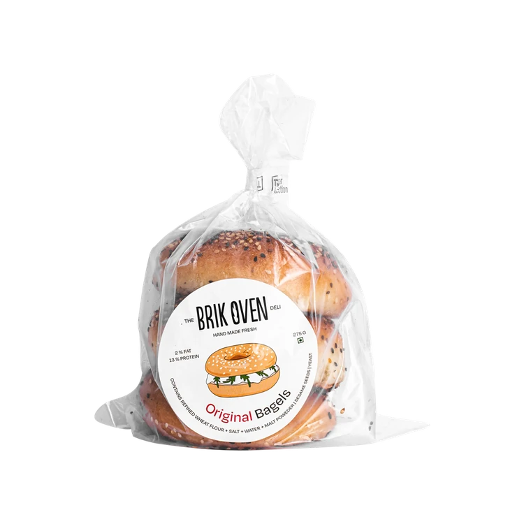 Brik Oven Hand Made Fresh Original Bagel