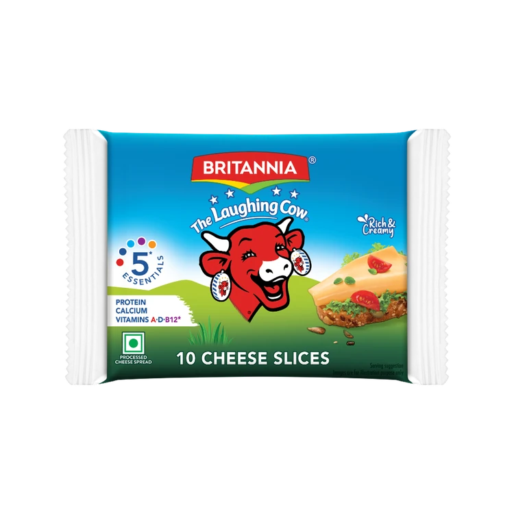 Britannia Laughing Cow Cheese Slices (180 g)