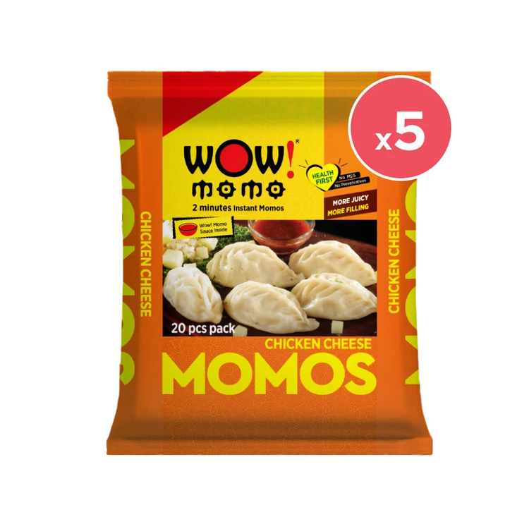 Wow! Momo Chicken Chicken Momos (Frozen) - Pack of 5
