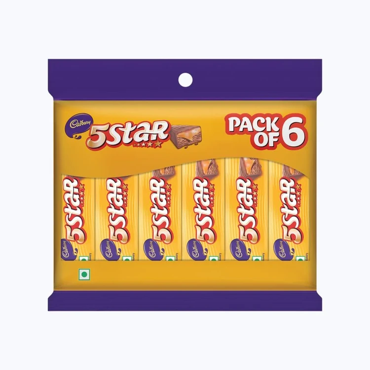 Cadbury 5 Star Filled Bar Chocolate Pack