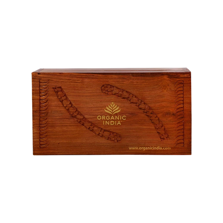 Organic India Super Deluxe Wooden Gift Box