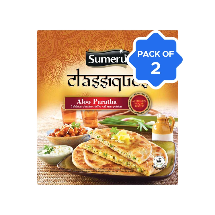 Sumeru Aloo Paratha (Frozen) - Pack of 2