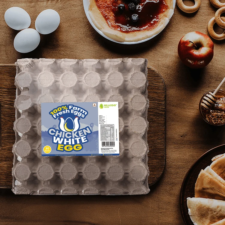 Nila Eggs 30 pcs Fresh White Eggs