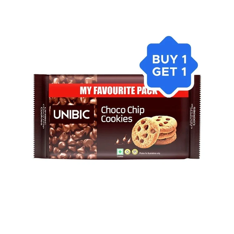 Unibic Choco Chip Cookies - Buy 1 Get 1 Free