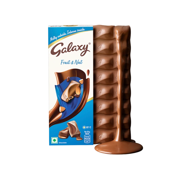 Galaxy Fruit & Nut Milk Chocolate Bar with Almonds & Raisins