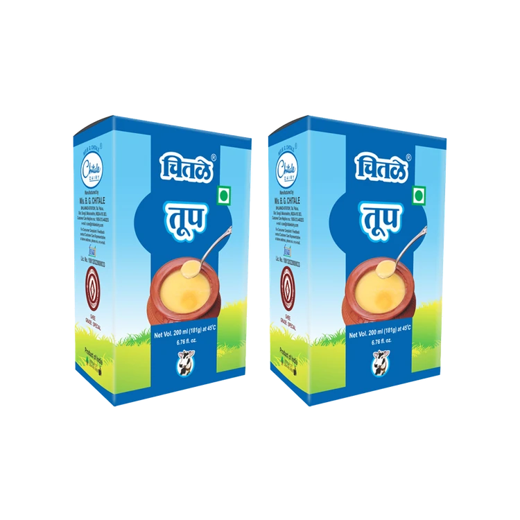 Chitale Cow Ghee - Pack of 2 (Hasuvina Tuppa)