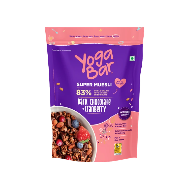 Yoga Bar Dark Chocolate & Cranberry Muesli