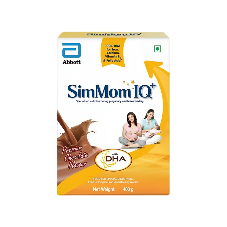 SimMom IQ+ Premium Chocolate Drink Mix