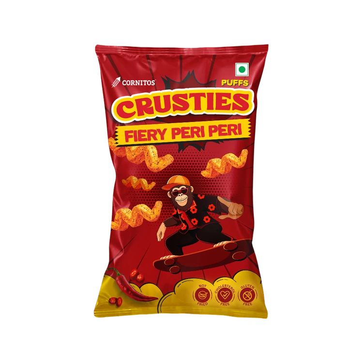 Cornitos Crusties Puffs Fiery Peri Peri Flavour