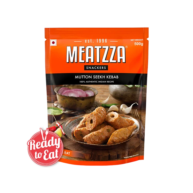 Meatzza Mutton Seekh Kebab Frozen
