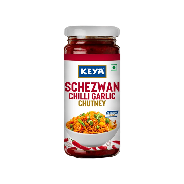 Keya Schezwan Chilli Garlic Chutney