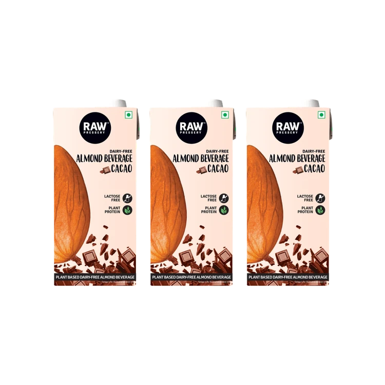 Raw Pressery Cacao Almond Beverage - Pack of 3