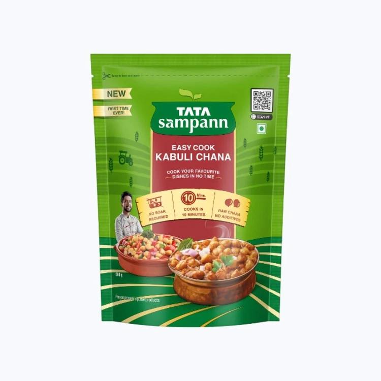 Tata Sampann Easy Cook Kabuli Chana, No Soak Required