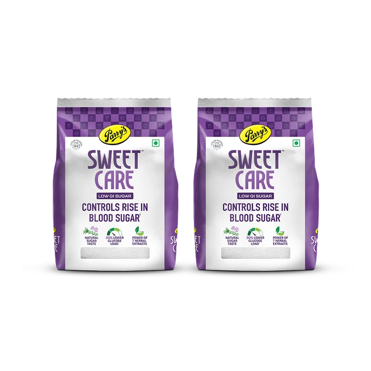 Parry's Sweet Care Low GI Sugar - Pack of 2 (Sakkare)