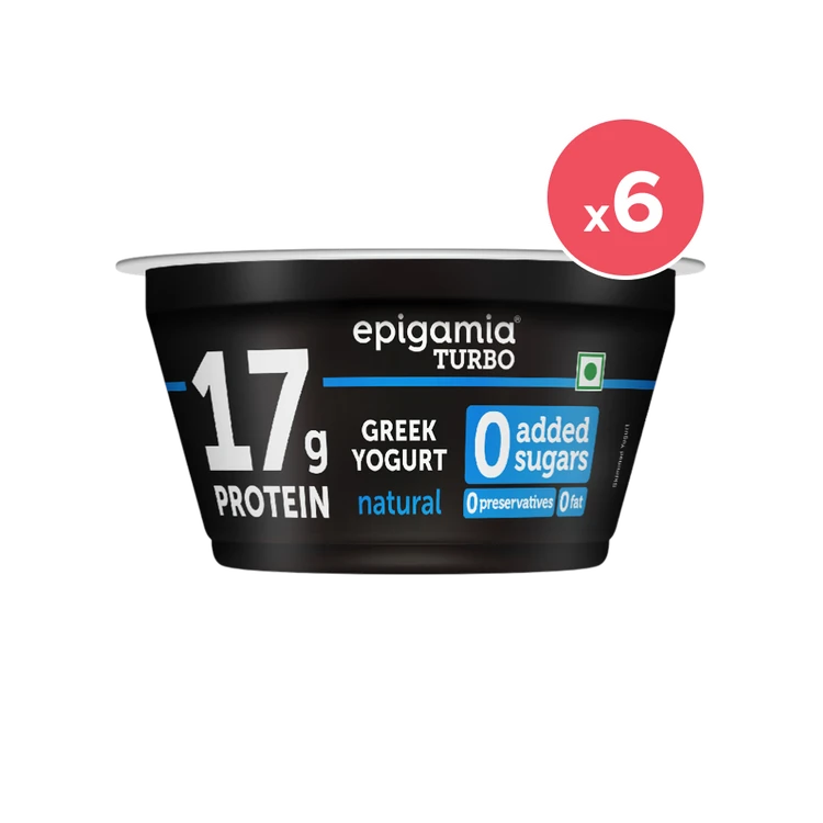 epigamia Turbo Greek Yogurt - Pack of 6